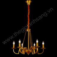 Đèn chùm nến kiểu Châu Âu Ø710 RS216-068-6112/6 RS216-068-6112/6