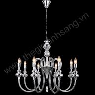 Đèn chùm nến kiểu Châu Âu Ø800 RS216-080-9715/8 RS216-080-9715/8