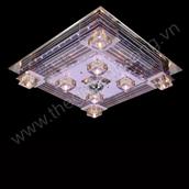 Đèn mâm ốp trần LED - cầu xoay vuông Ø850 DR217-C989  DR217-C989