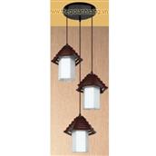 Đèn thả gỗ 220x280 TK087/34/3 TK087/34/3