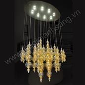 Đèn thả LED trang trí hình Oval W600xL1000mm RS217-1412/1000 RS217-1412/1000