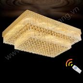 Đèn mâm pha lê LED SMD chữ nhật W700xL1000mm DH217-MPL4018 DH217-MPL4018