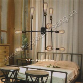 Đèn chùm nghệ thuật TK01-TS71037 - Có 2 loại 9 bóng và 16 bóng TK01-TS71037