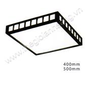 Đèn mâm áp trần gỗ LED Ø400-Ø500mm TK217-AT15346-ĐEN  TK217-AT15346-ĐEN