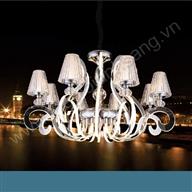 Đèn chùm LED tăng giảm 3 chế độ ánh sáng Ø820mm HP217-CY8136/8+8 HP217-CY8136/8+8