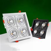 Đèn Âm Trần Bốn Bóng 4x12W AL-QG169A-48W AL-QG169A-48W