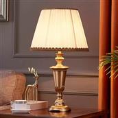Đèn Bàn Đồng Chao Vải H660mm AL-LS0504 AL-LS0504