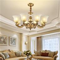 Đèn Chùm Đồng Tân Cổ Điển Ø870mm AL-PD116-8 AL-PD116-8