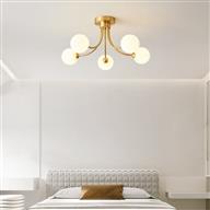 Đèn Chùm Đồng Chao Thuỷ Tinh Ø700mm AL-JT8565-5 AL-JT8565-5