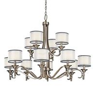 Đèn Chùm Đồng Chao Vải Ø1060mm AL-PD320-12 AL-PD320-12