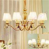 Đèn Chùm Đồng Chao Vải AL-T06-8 AL-T06-8