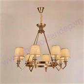 Đèn Chùm Đồng Chao Vải Ø850mm MC-KD0503-8 MC-KD0503-8