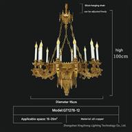 Đèn Chùm Đồng Kiểu Pháp Ø950mm GT1278-12 GT1278-12