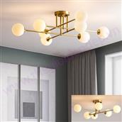 Đèn Chùm Đồng Kiểu Bắc Âu Ø850mm AL-MD0434-6 AL-MD0434-6