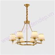 Đèn Chùm Đồng Chao Vải Ø720mm BH-MD8532-6 BH-MD8532-6