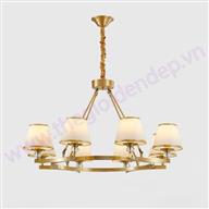 Đèn Chùm Đồng Chao Vải Ø870mm BH-MD8532-8 BH-MD8532-8