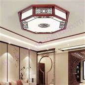 Đèn Ốp Trần Gỗ LED 3 Chế Độ Ø550 AK-KG6343 AK-KG6343