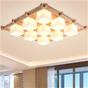 Đèn Ốp Trần Gỗ 750x750mm AL-PD8813-9 AL-PD8813-9