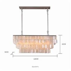 Đèn Thả Bàn Ăn Ngọc Trai L1200mm AL-G8090-120 AL-G8090-120