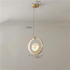 Đèn Thả Đồng Đá Cẩm Thạch Ø250mm AL-D621 AL-D621