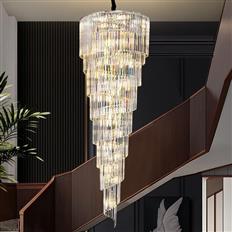 Đèn Thông Tầng Pha Lê Ø600mm AL-PD8018-60 AL-PD8018-60