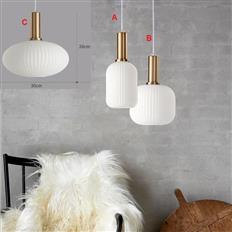 Đèn Thả Thủy Tinh Kiểu Bắc Âu Ø130mm AL-D1176A AL-D1176A