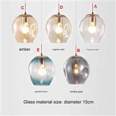 Đèn Thả Thủy Tinh Kiểu Bắc Âu Ø150mm AL-PD7870A AL-PD7870A