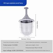 Đèn Trần Chống Nổ Ø220mm AL-DN0074-22 AL-DN0074-22