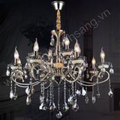 Đèn chùm pha lê nến Ø850mm AER217-TCN7848/8+4 AER217-TCN7848/8+4
